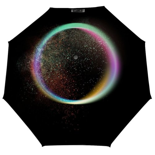 yanfind Umbrella Manual Shiny Bubble England UK London Abstract Glitter Particle Beauty Shot Studio Exploding 001 Windproof waterproof anti-ultraviolet protection golf umbrella