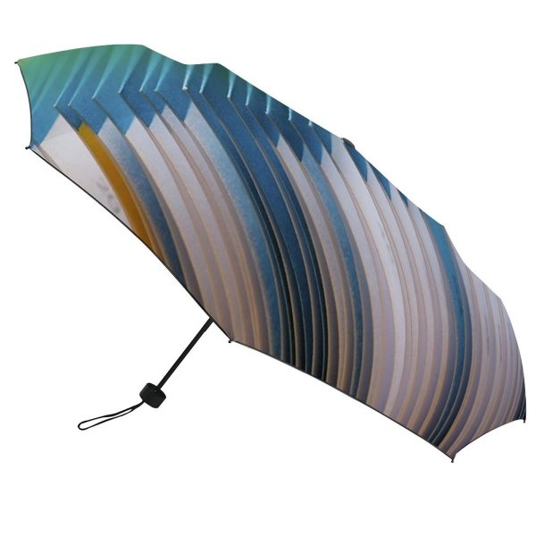 yanfind Umbrella Manual Grunge Heap Blank Printing Textbook Literature Stack Blurred Creativity Flowing Swatch Spectrum Windproof waterproof anti-ultraviolet protection golf umbrella