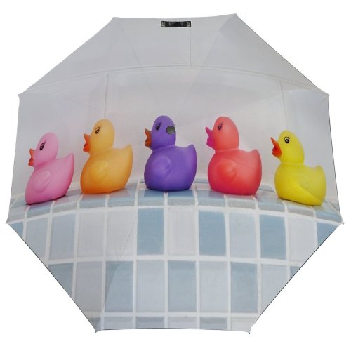yanfind Umbrella Manual Rubber Duck Order Childhood UK Tile Row Bathroom Room Choice Windproof waterproof anti-ultraviolet protection golf umbrella