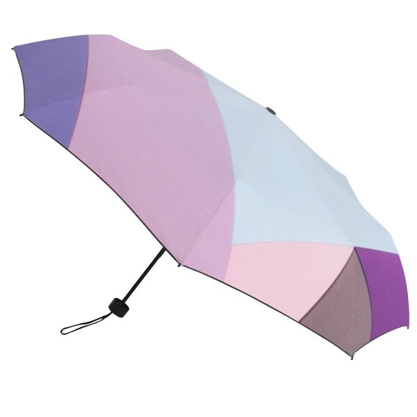 yanfind Umbrella Manual Space Palette Blank Leaf Turquoise Lavender Lay Directly High Empty Family Windproof waterproof anti-ultraviolet protection golf umbrella