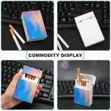 yanfind Cigarette Case Twisted Decorative Futuristic Optical Changing Vitality Illusion Flowing Op Form Hard Plastic Crushproof Cigarette Case