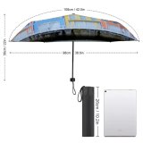 yanfind Umbrella Manual Space Deauville Place Beach Exterior Window Famous Europe Built Structure France Vibrant Windproof waterproof anti-ultraviolet protection golf umbrella