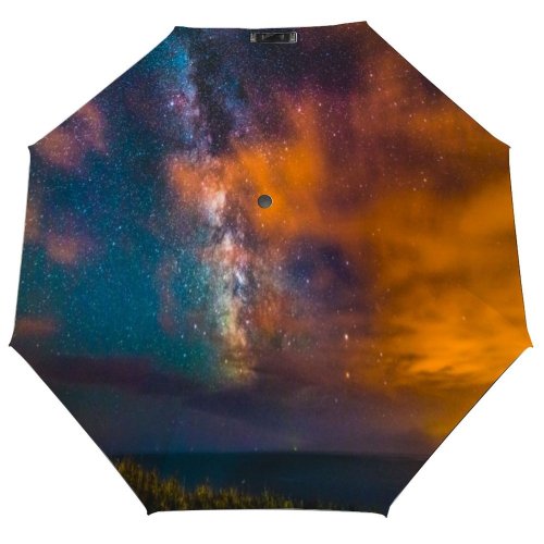 yanfind Umbrella Manual Sky Emerald Land Jurassic England Horizon Coast Scene UK Awe Scenics Windproof waterproof anti-ultraviolet protection golf umbrella