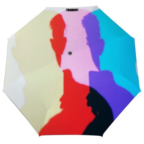 yanfind Umbrella Manual Headshot Effects Blank CMYK Expression Illusion Natural Spectrum Photographic Oregon Portrait Silhouette Windproof waterproof anti-ultraviolet protection golf umbrella