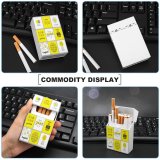 yanfind Cigarette Case Cheerful Fashionable Gratitude Positive Happiness Emotion Decoration Web Short Youth Motivation Hard Plastic Crushproof Cigarette Case