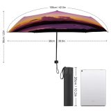 yanfind Umbrella Manual Sky Silence Sunset Away Scenery Tranquility Magenta Constellation Getting Archival Windproof waterproof anti-ultraviolet protection golf umbrella