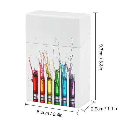yanfind Cigarette Case Space Rights Studio LGBTQI Equality Cocktail Liquid Politics Shot Francisco Purity Hard Plastic Crushproof Cigarette Case