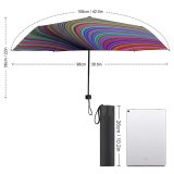 yanfind Umbrella Manual Digital Generated Composite Dimensional Art Wave Digitally Multiple Abstract UK Design Exposure Windproof waterproof anti-ultraviolet protection golf umbrella