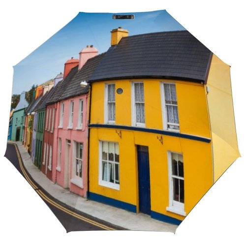 yanfind Umbrella Manual Sky Window Republic Exterior Beara Cork Travel Outdoors Row Peninsula Europe Building Windproof waterproof anti-ultraviolet protection golf umbrella