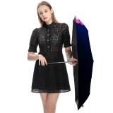 yanfind Umbrella Manual Space Glowing Effects Nightlife Dark Defocused Blurred Lighting Glamour Natural Windproof waterproof anti-ultraviolet protection golf umbrella