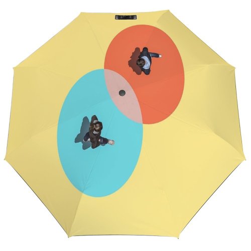 yanfind Umbrella Manual Togetherness Direction Directly Motion Individuality Mid Shot Intersection Studio Above Connection Windproof waterproof anti-ultraviolet protection golf umbrella