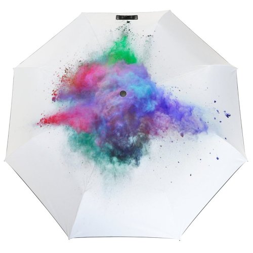 yanfind Umbrella Manual Bizarre Growth Denmark Studio Talcum Beauty Face Artificial Purple Shot Vibrant Powder Windproof waterproof anti-ultraviolet protection golf umbrella