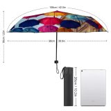 yanfind Umbrella Manual Hanging String Sky Sunlight Outdoors Abundance Umbrella Manual Windproof waterproof anti-ultraviolet protection golf umbrella