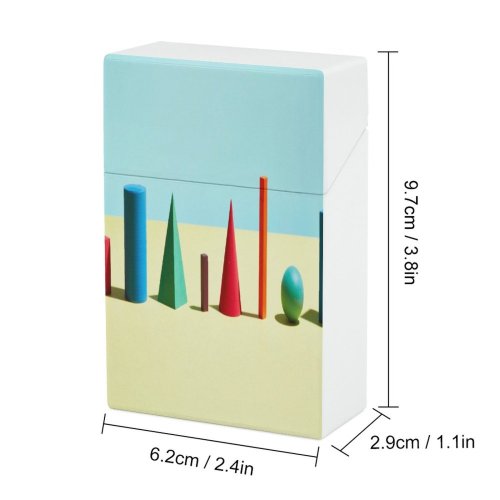yanfind Cigarette Case Block Cone Studio Teamwork Comparison Community Organized Vibrant Contrasts Strategy Abstract Shot Hard Plastic Crushproof Cigarette Case