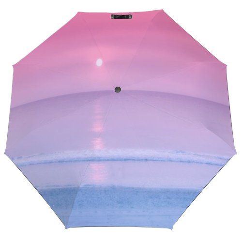 yanfind Umbrella Manual Sky Natural Morning Reflection Gold Coast Horizon Idyllic Scene Beach Queensland Dramatic Windproof waterproof anti-ultraviolet protection golf umbrella