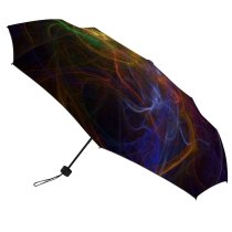 yanfind Umbrella Manual Glowing Futuristic Data Generated Vitality Chaos Flowing Speed Drammen Complexity Sparks Windproof waterproof anti-ultraviolet protection golf umbrella