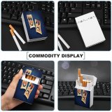 yanfind Cigarette Case Cheerful Frowning Fun Breakfast Happiness Emotion French Positive Negative Meal Toast Toasted Hard Plastic Crushproof Cigarette Case