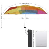 yanfind Umbrella Manual Saturated Composite Tissue Layered Craft Vibrant Art Entertainment Abstract Windproof waterproof anti-ultraviolet protection golf umbrella