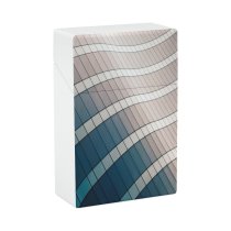 yanfind Cigarette Case Futuristic Generated District Window Downtown Digitally City Architecture Abstract UK Hard Plastic Crushproof Cigarette Case