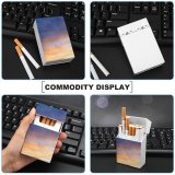 yanfind Cigarette Case Space Glowing Valencia Brightly Dramatic Meteorology Moody Scenics Cirrus Hard Plastic Crushproof Cigarette Case