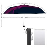 yanfind Umbrella Manual Digital Rainbow Beauty Generated Sewing Item Composite Flowing Science Structure Efficiency Decor Windproof waterproof anti-ultraviolet protection golf umbrella