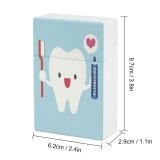 yanfind Cigarette Case Cheerful Fun Happiness Cleaning Love Emotion Lifestyles Cartoon Enjoyment Brushing Toothpaste Freshness Hard Plastic Crushproof Cigarette Case