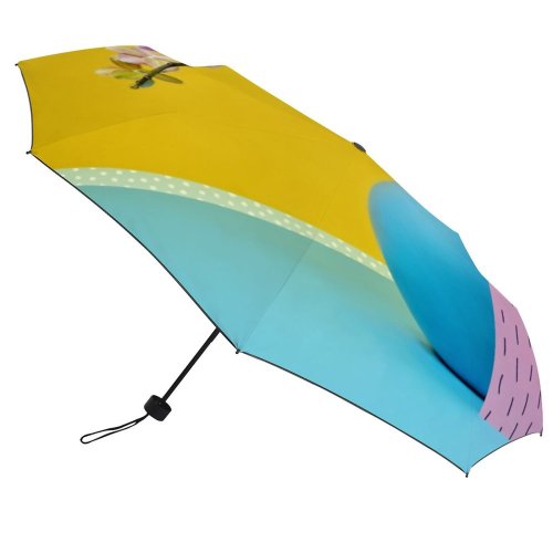 yanfind Umbrella Manual Turquoise Block Plant Polka Space Dot Striped Still Flower USA Shot Windproof waterproof anti-ultraviolet protection golf umbrella