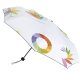 yanfind Umbrella Manual Saturated Transparent Leaf Rainbow Vitality Spectrum Purple Design Layered Fanned Vibrant Floral Windproof waterproof anti-ultraviolet protection golf umbrella