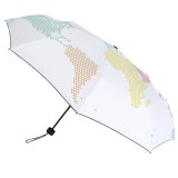 yanfind Umbrella Manual Topography Africa Geographic Australasia Rainbow Navigational Atlantic Cartography Pacific Indian Australia Windproof waterproof anti-ultraviolet protection golf umbrella