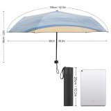 yanfind Umbrella Manual Enjoyment Space Cute Joy Happiness Leisure Caucasian Jumping Boys Beauty Playing Cheerful Windproof waterproof anti-ultraviolet protection golf umbrella