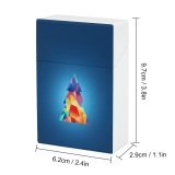 yanfind Cigarette Case Space December Tree Generated Christmas Fashion Vibrant Winter Art Digitally Crystal Hard Plastic Crushproof Cigarette Case
