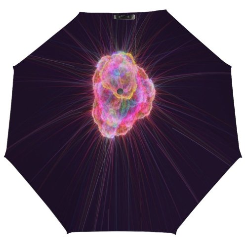 yanfind Umbrella Manual Futuristic England Generated Chaos Science Art Fractal Digitally London Topics Abstract Technology Windproof waterproof anti-ultraviolet protection golf umbrella
