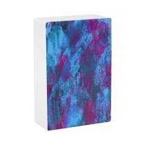 yanfind Cigarette Case Stone Artist's Palette Polka Dry Impressionism Surrounding Painterly Canvas Natural Purple Watercolor Hard Plastic Crushproof Cigarette Case