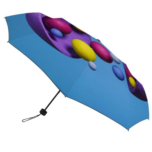 yanfind Umbrella Manual Teamwork Big Data Community Relationship Bubble Togetherness Circular Dimensional Solution Futuristic Conceptual Windproof waterproof anti-ultraviolet protection golf umbrella
