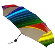 yanfind Umbrella Manual Glowing Equality Perfection Issues Rainbow Rubber Dimensional Resilience Los Sport Entertainment Windproof waterproof anti-ultraviolet protection golf umbrella