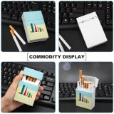 yanfind Cigarette Case Space Studio Cuboid Cone Dimensional Shot Simplicity Community Vibrant Choice Strategy Abstract Hard Plastic Crushproof Cigarette Case