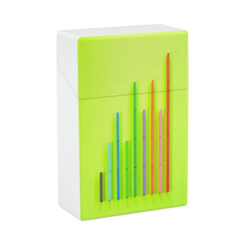 yanfind Cigarette Case Money Space Growth Studio Direction Savings Data Bull Figures Progress Stock Moving Hard Plastic Crushproof Cigarette Case