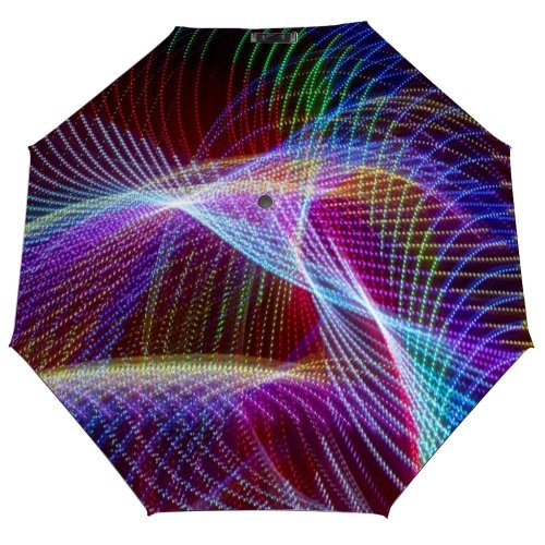 yanfind Umbrella Manual Fiber Studio Data Optic Vitality Jersey Virtual Purple Complexity Innovation Shot Science Windproof waterproof anti-ultraviolet protection golf umbrella