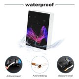 yanfind Cigarette Case Space Glowing Smoking Transparent Social Smooth Issues Vitality Generated Blurred Hard Plastic Crushproof Cigarette Case