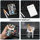 yanfind Cigarette Case Cheerful Fun Happiness Lifestyles Love Emotion Sleeping Comfortable Tired Young Shorthair Resting Hard Plastic Crushproof Cigarette Case