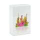 yanfind Cigarette Case Sound Growth Studio Springtime Shot Vibrant Wave Motion Abstract USA Flower Creativity Hard Plastic Crushproof Cigarette Case