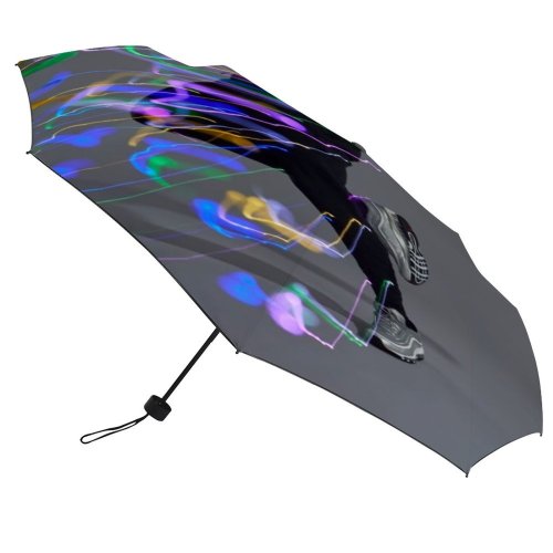 yanfind Umbrella Manual Sport Illuminated Digital England Dancer Surreal UK London Vitality Light Motion Windproof waterproof anti-ultraviolet protection golf umbrella