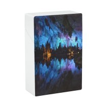 yanfind Cigarette Case Physical Outdoors Illuminated Reflection Architecture Built Cave Travel Digital Lake Structure Geography Hard Plastic Crushproof Cigarette Case