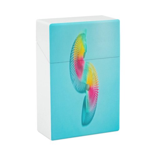 yanfind Cigarette Case Childhood Fun S Metal Physical Rebound Still Studio Toy Curve Flexibility Vibrant Hard Plastic Crushproof Cigarette Case