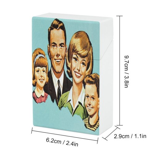 yanfind Cigarette Case Children Childhood Old Cheerful Facial Happiness Wife Emotion Mother Expression Fashioned Boys Hard Plastic Crushproof Cigarette Case