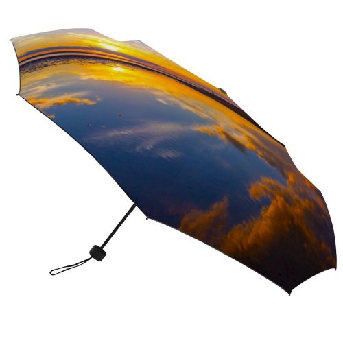 yanfind Umbrella Manual Island Idyllic Dramatic Queensland Beauty Beach Scenics Sea Cloudscape Natural Seascape Dusk Windproof waterproof anti-ultraviolet protection golf umbrella