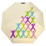 yanfind Umbrella Manual Pastel Planning Teamwork Leadership Block Simplicity Acrobatic Order Togetherness Challenge Performance Support Windproof waterproof anti-ultraviolet protection golf umbrella