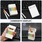 yanfind Cigarette Case Generated Digitally Abstract Development Technology Pixelated Ideas Hard Plastic Crushproof Cigarette Case
