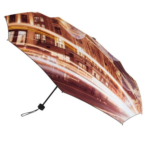 yanfind Umbrella Manual Shopping Place England Exterior Christmas Dusk Retail Night Lights Famous Togetherness Windproof waterproof anti-ultraviolet protection golf umbrella