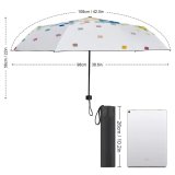 yanfind Umbrella Manual Data Beauty Checked Generated Science Rectangle Craft Art Hill Decoration Digitally Abstract Windproof waterproof anti-ultraviolet protection golf umbrella